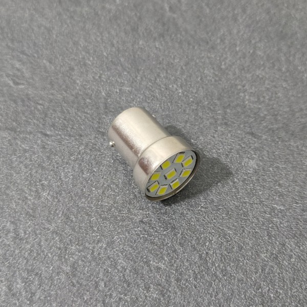 Ba15s 1156 P21W 9SMD 3020 12V LED Білий