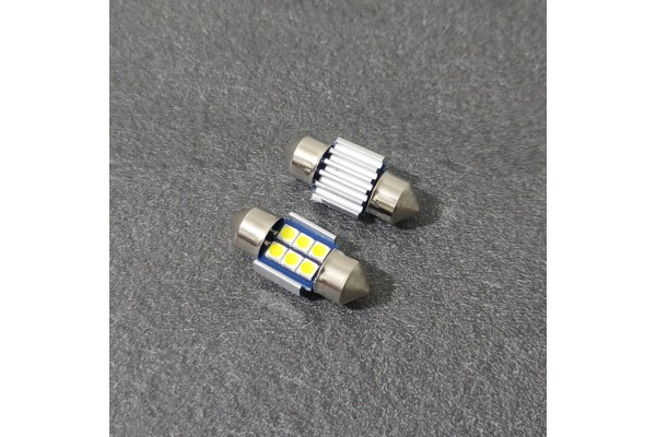 Feston C5W 28 мм 6 SMD 3030 Canbus LED Білий