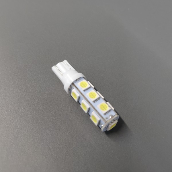 T10 W5W W2.1x9.5d 13smd 5050 LED Білий