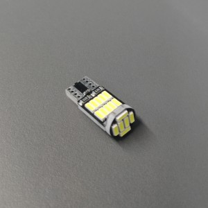 T10 W5W W2.1x9.5d 26SMD 4014 Canbus LED Білий