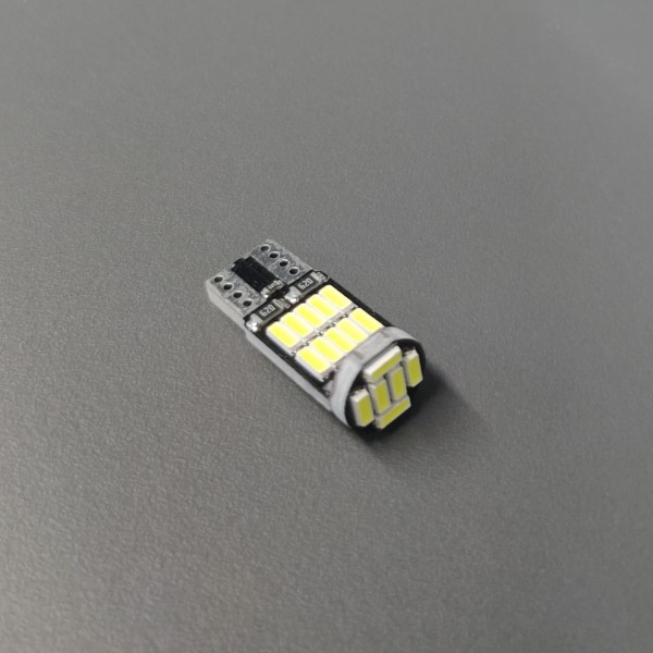 T10 W5W W2.1x9.5d 26SMD 4014 Canbus LED Білий