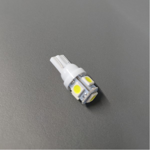 T10 W5W W2.1x9.5d 5smd 5050 LED Білий