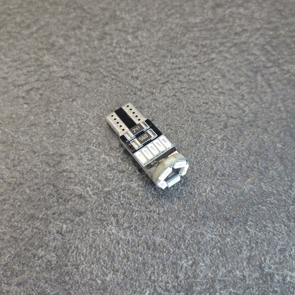 T10 W5W W2.1x9.5d 15SMD 4014 Canbus LED Червоний