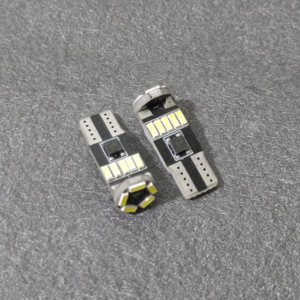 T10 W5W W2.1x9.5d 15SMD 4014 Canbus LED Білий