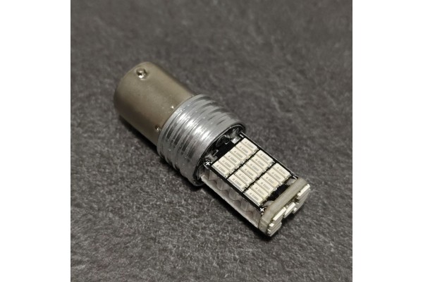  Ba15s 1156 P21W 45 SMD 4014 12V 24V LED Червоний