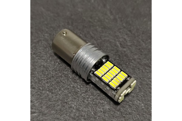 Ba15s 1156 P21W 45 SMD 4014 12V 24V LED Білий