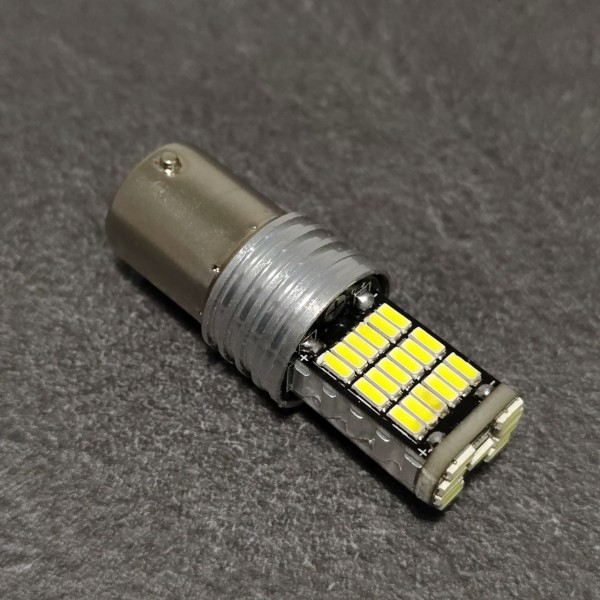 Ba15s 1156 P21W 45SMD 4014 12V 24V LED Білий