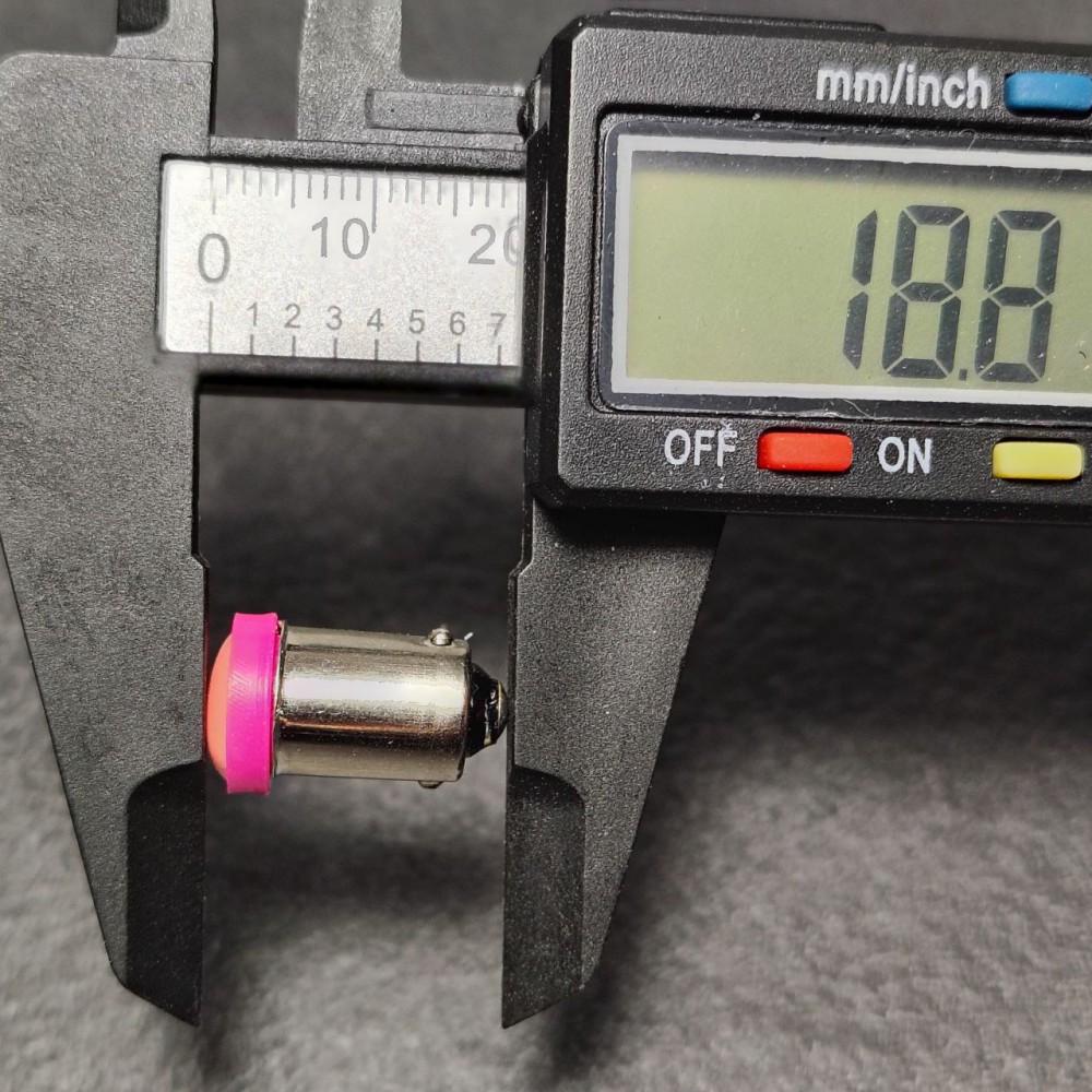 BA9S COB T4W LED Червоний