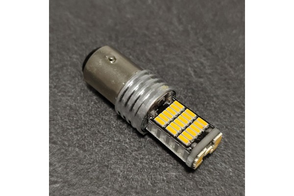 Bay15d 1157 P21/5W 45 SMD 4014 12V 24V LED Жовтий