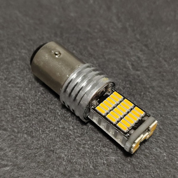 Bay15d 1157 P21/5W 45SMD 4014 12V 24V LED Жовтий