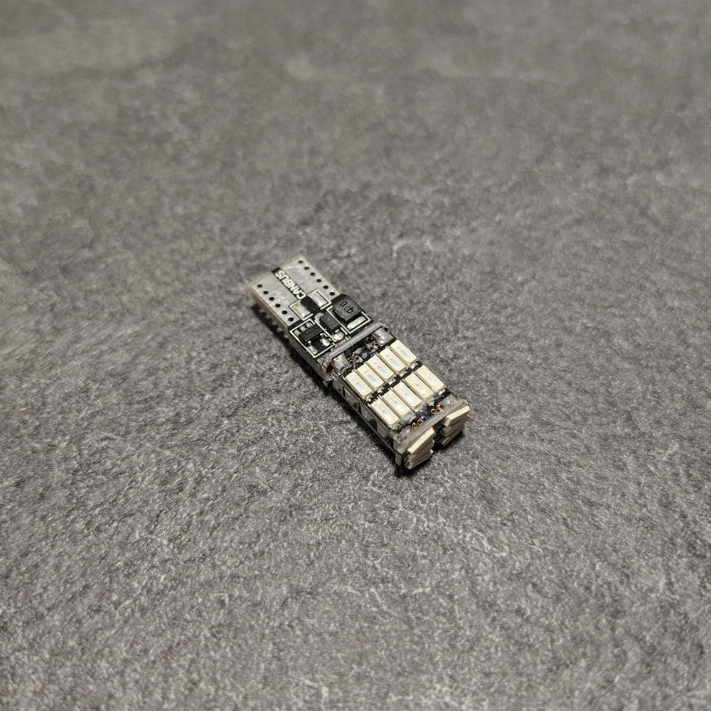 T10 W5W W2.1x9.5d 26SMD 4014 Canbus LED Червоний