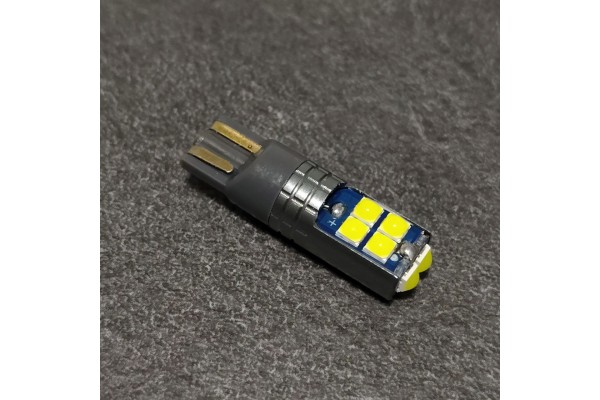 T10 W5W 10SMD 3030 Canbus 12V 24V LED Білий