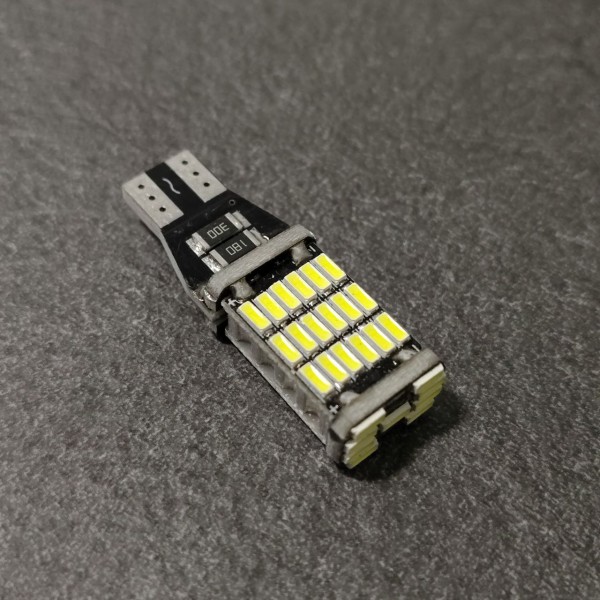 T15 W16W 45SMD 4014 12V LED Білий