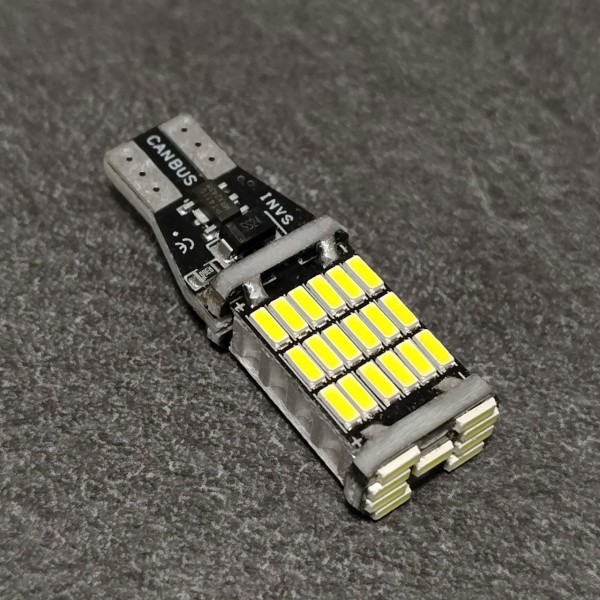 T15 W16W 45SMD 4014 Canbus 12V 24V LED Білий